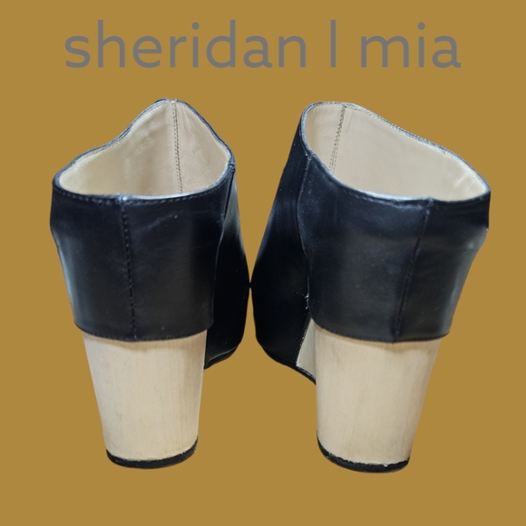 Sheridan Mia Platform Wedge Leather Sandal - Picture 8 of 12